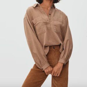 Everlane The Organic Cotton Flannel Popover
